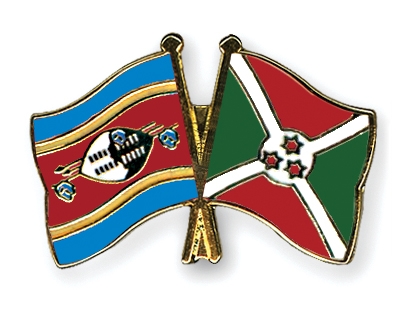 Fahnen Pins Swasiland Burundi