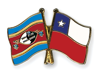 Fahnen Pins Swasiland Chile