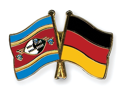 Fahnen Pins Swasiland Deutschland