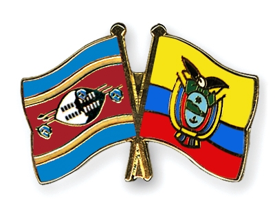 Fahnen Pins Swasiland Ecuador