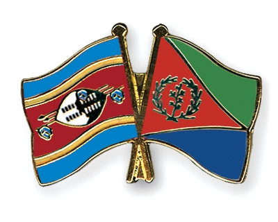 Fahnen Pins Swasiland Eritrea