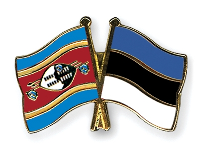 Fahnen Pins Swasiland Estland