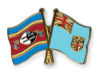 Fahnen Pins Swasiland Fidschi