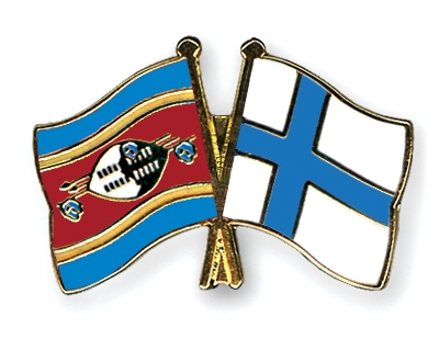 Fahnen Pins Swasiland Finnland