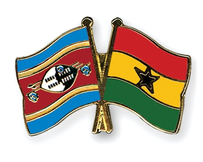 Fahnen Pins Swasiland Ghana