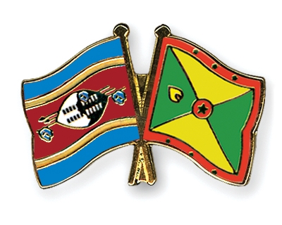 Fahnen Pins Swasiland Grenada