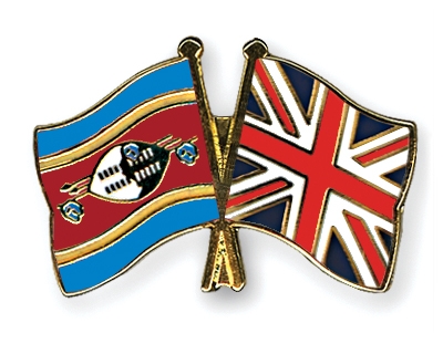 Fahnen Pins Swasiland Grossbritannien