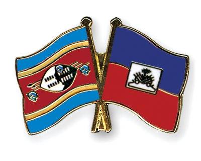 Fahnen Pins Swasiland Haiti