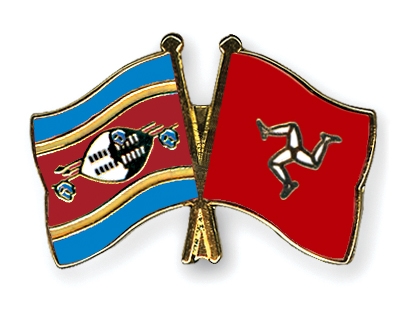 Fahnen Pins Swasiland Isle-of-Man