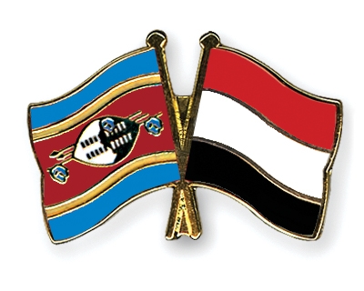 Fahnen Pins Swasiland Jemen