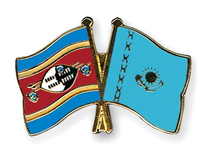 Fahnen Pins Swasiland Kasachstan