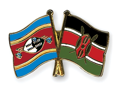 Fahnen Pins Swasiland Kenia