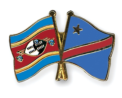 Fahnen Pins Swasiland Kongo-Demokratische-Republik