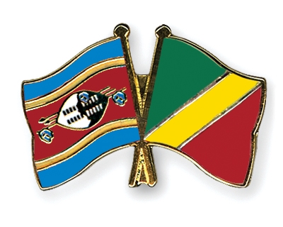 Fahnen Pins Swasiland Kongo-Republik