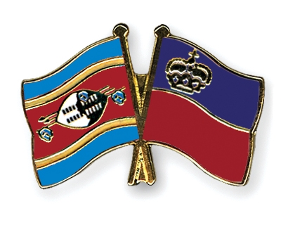 Fahnen Pins Swasiland Liechtenstein