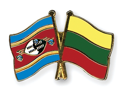 Fahnen Pins Swasiland Litauen