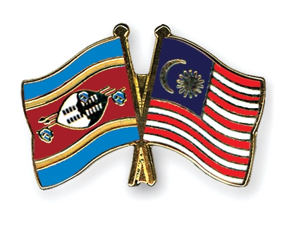 Fahnen Pins Swasiland Malaysia