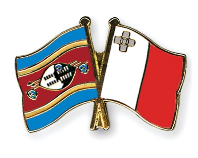 Fahnen Pins Swasiland Malta