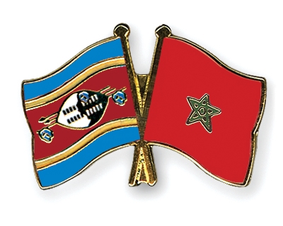 Fahnen Pins Swasiland Marokko