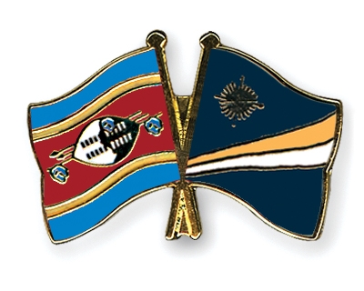 Fahnen Pins Swasiland Marshallinseln