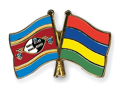 Fahnen Pins Swasiland Mauritius