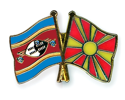 Fahnen Pins Swasiland Mazedonien