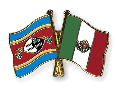 Fahnen Pins Swasiland Mexiko