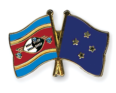 Fahnen Pins Swasiland Mikronesien