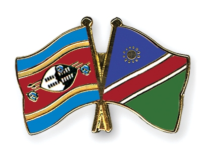 Fahnen Pins Swasiland Namibia