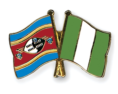 Fahnen Pins Swasiland Nigeria