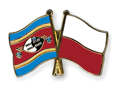 Fahnen Pins Swasiland Polen