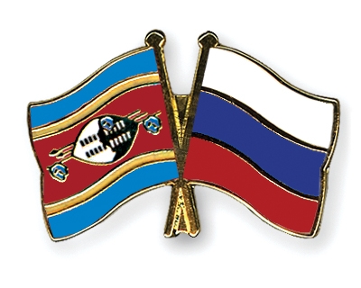 Fahnen Pins Swasiland Russland