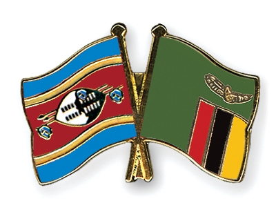 Fahnen Pins Swasiland Sambia