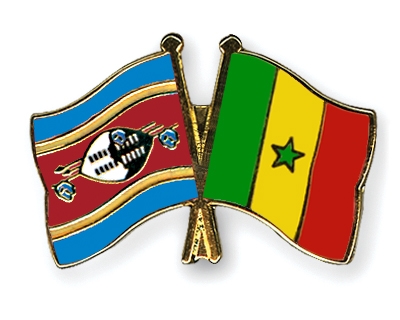 Fahnen Pins Swasiland Senegal