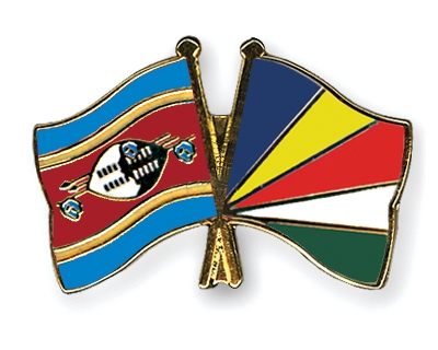 Fahnen Pins Swasiland Seychellen