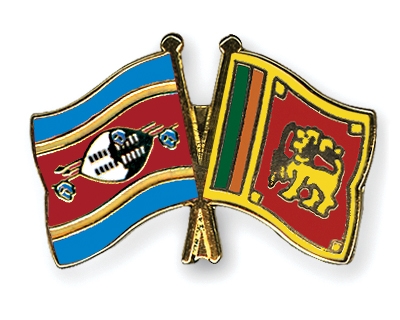 Fahnen Pins Swasiland Sri-Lanka