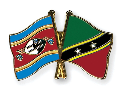 Fahnen Pins Swasiland St-Kitts-und-Nevis