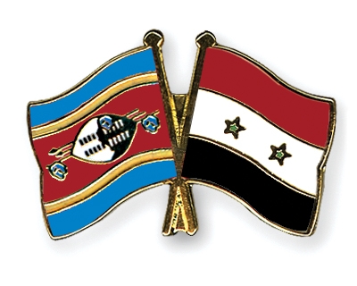 Fahnen Pins Swasiland Syrien