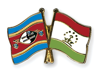 Fahnen Pins Swasiland Tadschikistan