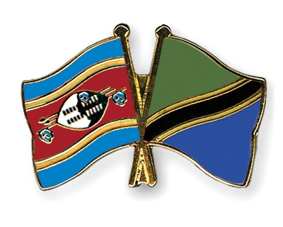 Fahnen Pins Swasiland Tansania