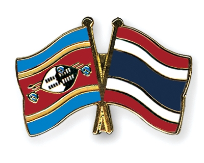 Fahnen Pins Swasiland Thailand