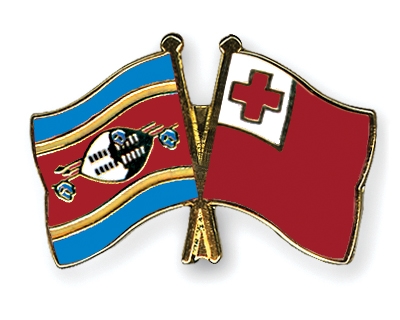 Fahnen Pins Swasiland Tonga