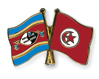 Fahnen Pins Swasiland Tunesien