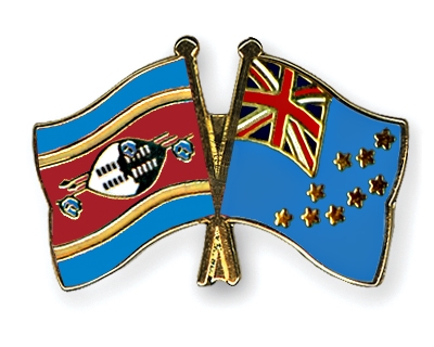 Fahnen Pins Swasiland Tuvalu