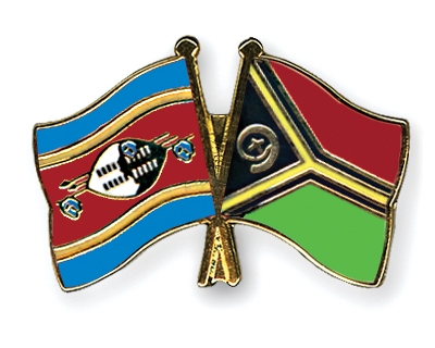 Fahnen Pins Swasiland Vanuatu