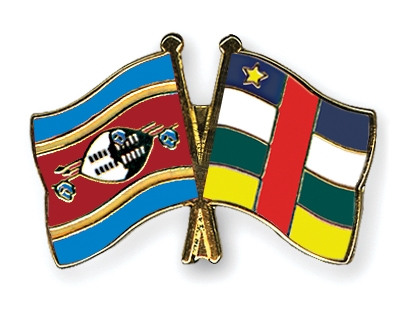 Fahnen Pins Swasiland Zentralafrikanische-Republik