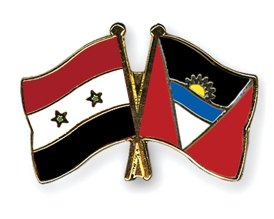 Fahnen Pins Syrien Antigua-und-Barbuda