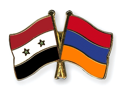 Fahnen Pins Syrien Armenien
