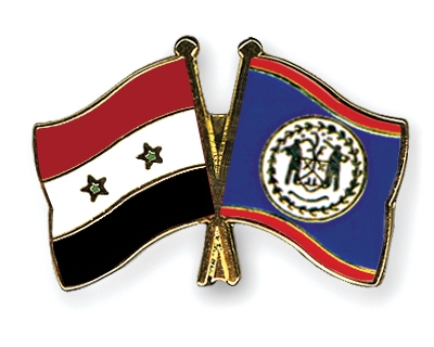 Fahnen Pins Syrien Belize