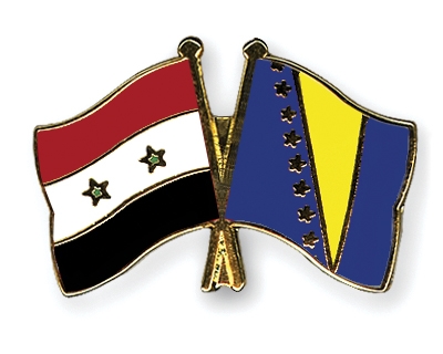 Fahnen Pins Syrien Bosnien-und-Herzegowina